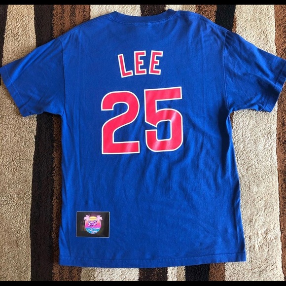 Majestic MLB Chicago Cubs Derrek Lee Tshirt Large - Picture 3 of 3